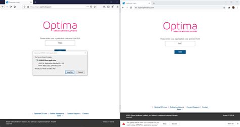 login.optimahcs.com .
